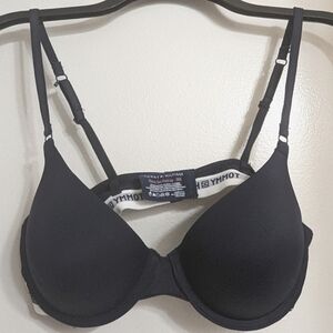 Tommy Hilfiger Classic Tee Pushup Bra (Solid Navy)